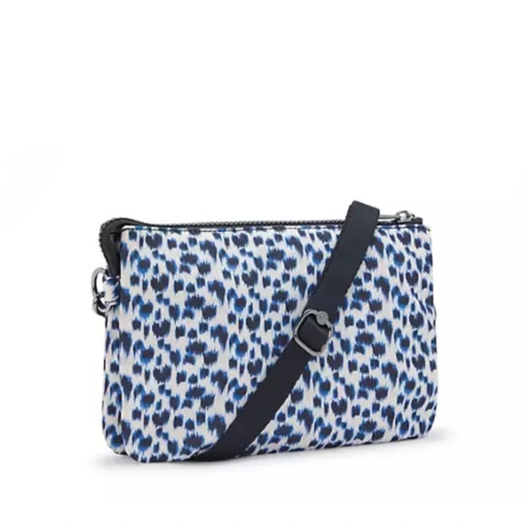 Kipling Bag Crossbody Small two slip compartments Leopard NEW - Picture 9 of 17
